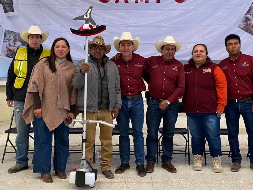 Apoyos para catástrofes llegan al campo hidalguense