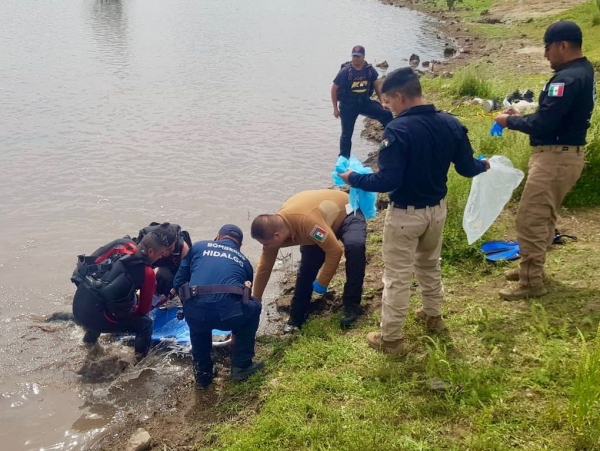Localización el cuerpo de un joven, quien cayó en la presa del Durazno