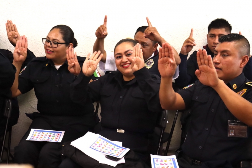 La Sebiso brinda durante el año capacitación en Lengua de Señas Mexicana