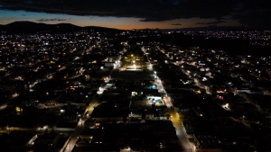 El Ayuntamiento de Pachuca fortalece la infraestructura de alumbrado público en Nopancalco