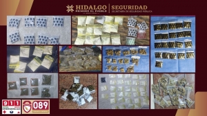 Polic&iacute;a Estatal desmantela sitios para venta de droga en Mixquiahuala