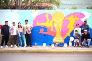 Inhjuve combate la delincuencia con arte mediante la Jornada Nacional de Murales y Mosaicos