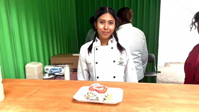 Llevan estudiantes de CONALEP sabores de Hidalgo a muestra gastronómica nacional