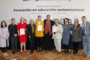 Capacita OEI en educación socioemocional a personal educativo de Hidalgo
