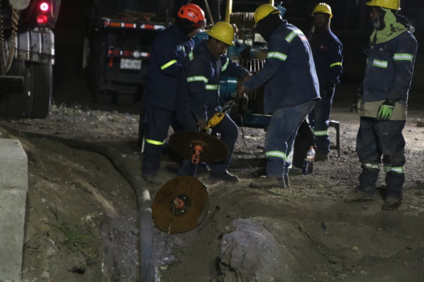 Finalizan los trabajos para la rehabilitación del tercer tramo del acueducto Téllez