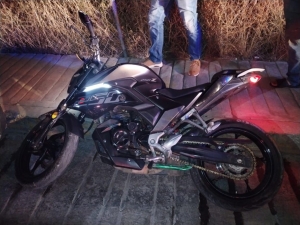 Recuperan una motocicleta con reporte de robo y detienen a menor de edad