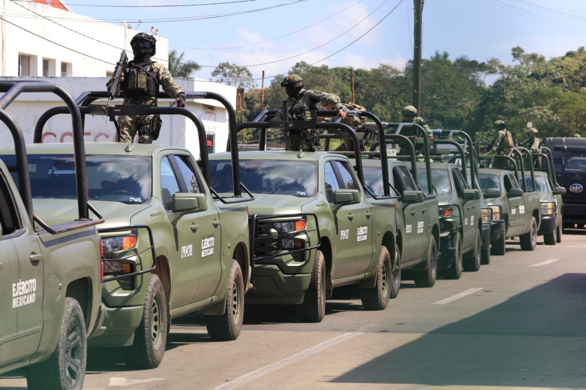 Despliegue de efectivos militares a Tabasco dentro de la Estrategia Nacional de Seguridad