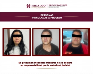 Fueron vinculadas a proceso las tres personas investigadas por el triple feminicidio de Santiago Tulantepec