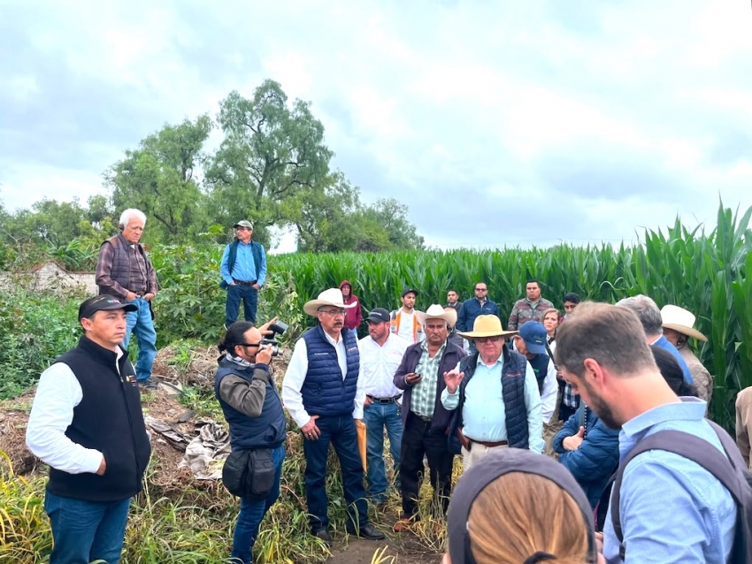 Hidalgo lidera tecnificación del campo en México