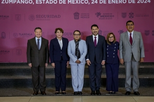 Realizan Mesa de Paz Interestatal Estado de México, Ciudad de México, Hidalgo, Puebla y Tlaxcala