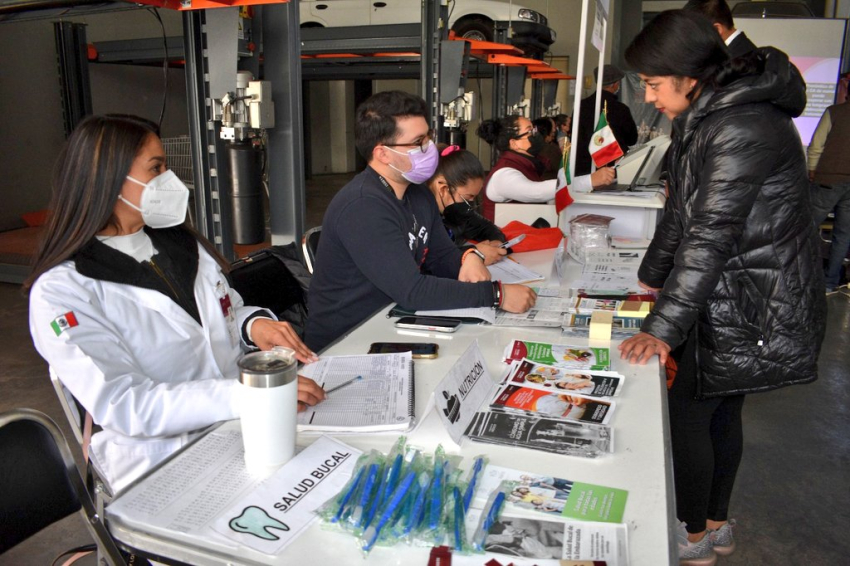 Participan colaboradores de la Sedeco en Jornada de Salud del ISSSTE