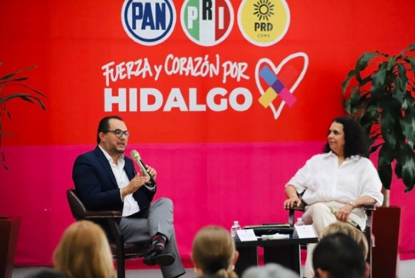 Consuelo Sáizar se reúne con militancia priista de Hidalgo