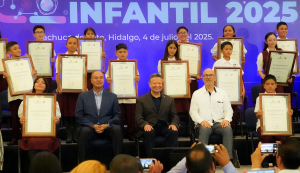 Julio Menchaca y BBVA impulsan el talento de ganadores de la Olimpiada del Conocimiento Infantil