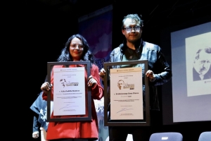 Jovany Cruz y A&iacute;da Padilla, ganadores de los Premios Estatales de Literatura 2023