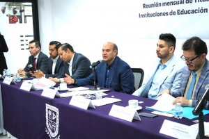 Natividad Castrej&oacute;n encabeza reuni&oacute;n con titulares de Educaci&oacute;n Superior en Hidalgo