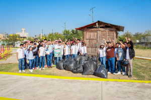 Participaron estudiantes de la UTSH y UPH en la jornada nacional  “Tequios Por La Paz”