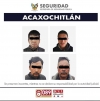 Incautó SSPH 13 camionetas relacionadas con delitos en materia de hidrocarburo, armas y sustancias ilegales en Acaxochitlán