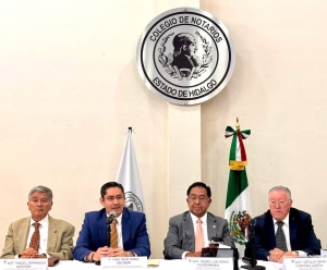 Refuerzan notarios hidalguenses preparaci&oacute;n jur&iacute;dica y excelencia profesional