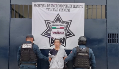 Detenci&oacute;n por robo de autopartes y posesi&oacute;n de presunto narc&oacute;tico