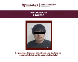 Dictan vinculaci&oacute;n a proceso contra imputado por homicidio y robos en Mineral de la Reforma