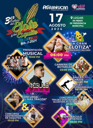 Realizar&aacute;n Tercer Festival del Elote y los Esquites en Alfajayucan