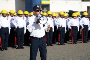 Pasan revista a elementos operativos de la SSPH, previo a desfile c&iacute;vico&nbsp;