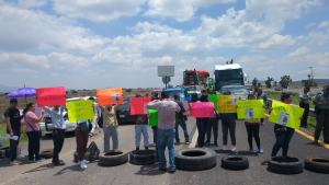 Bloqueo en la México – Pachuca, por menor desaparecida