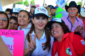 Tras debate Carolina Viggiano reanuda recorridos proselitistas