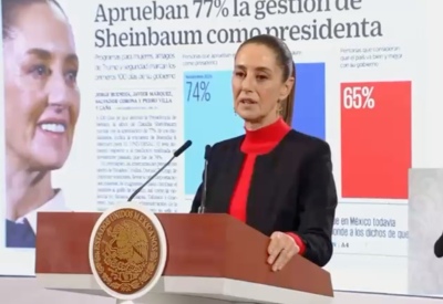 En los primeros 100 días del gobierno de la presidenta Claudia Sheinbaum se reduce en 16.3% el homicidio doloso