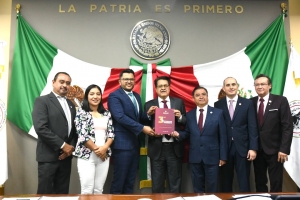Guillermo Olivares Reyna, secretario de Gobierno, comparece ante el Congreso