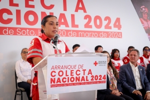 Arranque de la Colecta Nacional 2024 de la Cruz Roja Mexicana