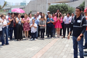 Realizan simulacro y capacitaci&oacute;n en Protecci&oacute;n Civil