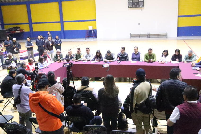 Sesiona en Tula, el Comité de Emergencias del Estado de Hidalgo