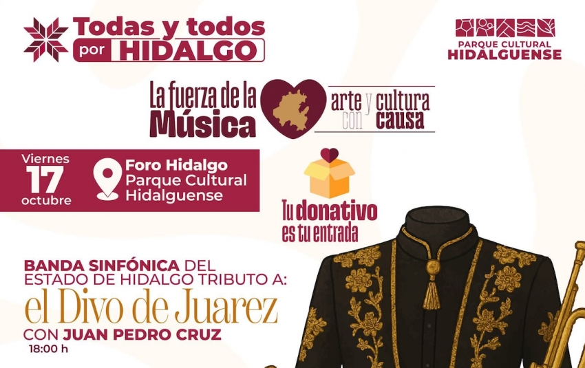 &nbsp;La fuerza de la m&uacute;sica une a Hidalgo en jornadas con causa