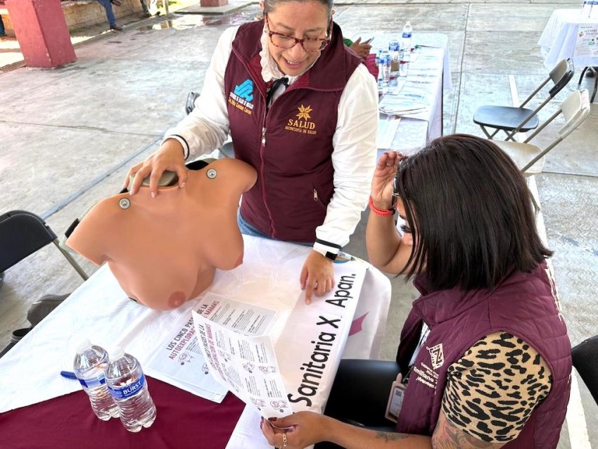 SSH refuerza detección del cáncer de mama en Hidalgo