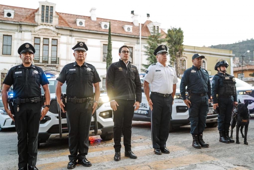 Entrega Jorge Reyes nuevas patrullas y consolida estrategia integral de seguridad en Pachuca