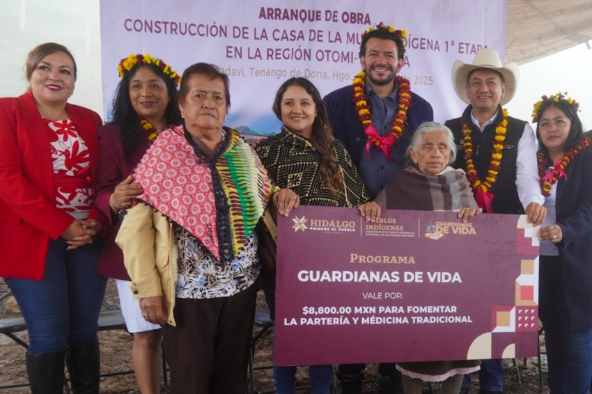 Arranca en la región Otomí-Tepehua la construcción de la nueva Casa de la Mujer Indígena   