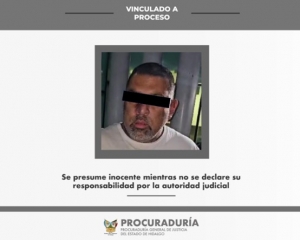 Imponen prisión preventiva a un hombre por los delitos de homicidio contra una niña y lesiones a un adulto por disparo de arma de fuego en Tulancingo