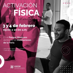 Organiza OEEH foros de&nbsp;activaci&oacute;n f&iacute;sica funcional&nbsp;