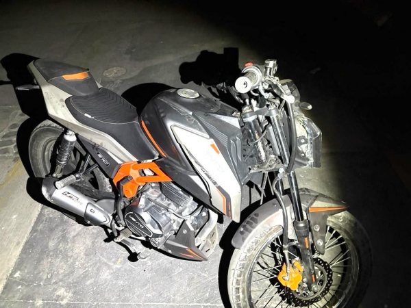 Motocicleta robada es recuperada en acciones del Operativo Alcohol&iacute;metro