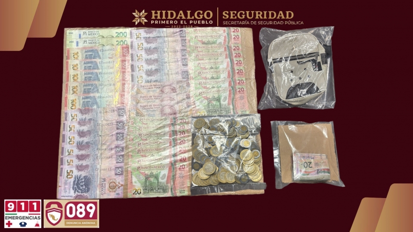 Uso responsable del 9-1-1, hizo posible la detención del probable responsable del robo a 19 tiendas de conveniencia en Ixmiquilpan