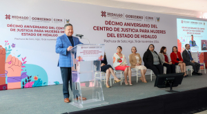 Conmemoran el X aniversario del Centro de Justicia para Mujeres de Hidalgo