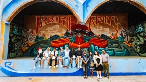 Concluye segunda etapa de rehabilitaci&oacute;n del Jard&iacute;n del Arte en Pachuca con murales y espacios culturales