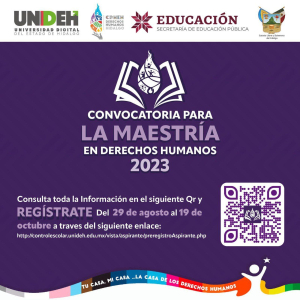 CDHEH y UNIDEH crean Maestría en Derechos Humanos.