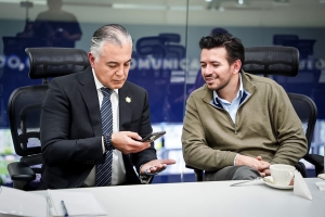 Hidalgo presente en la presentación del proyecto UNODCity