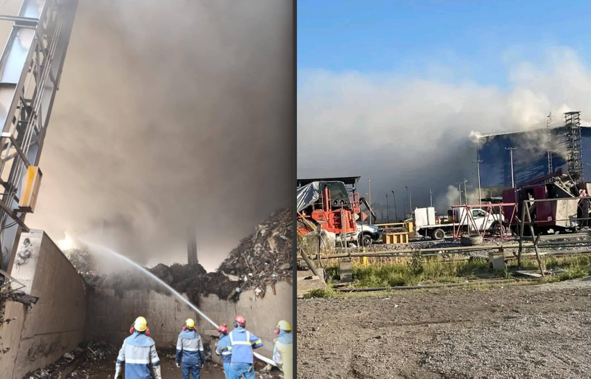 Explosión e incendio en Ciudad Sahagún