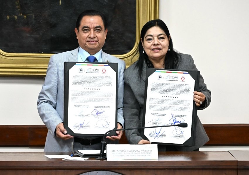 Poder Legislativo y Cenhies firman convenio para impulsar la educación y profesionalización