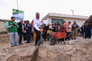 Inician en Pachuca obras de pavimentaci&oacute;n hidr&aacute;ulica