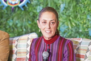 No hago relaciones con grupos de poder sino con instituciones: Sheinbaum, en Hidalgo