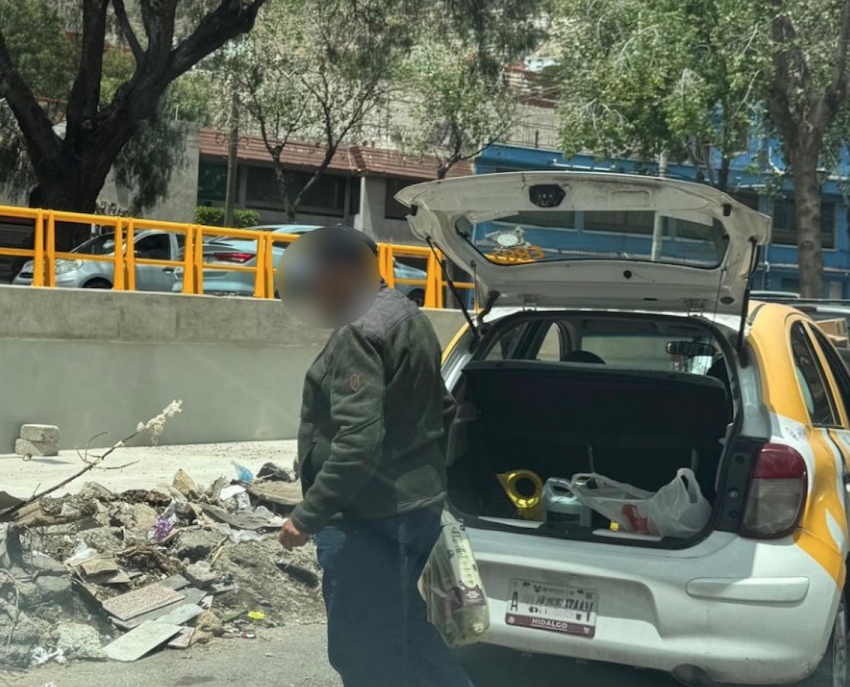 Detención de una persona por tirar basura